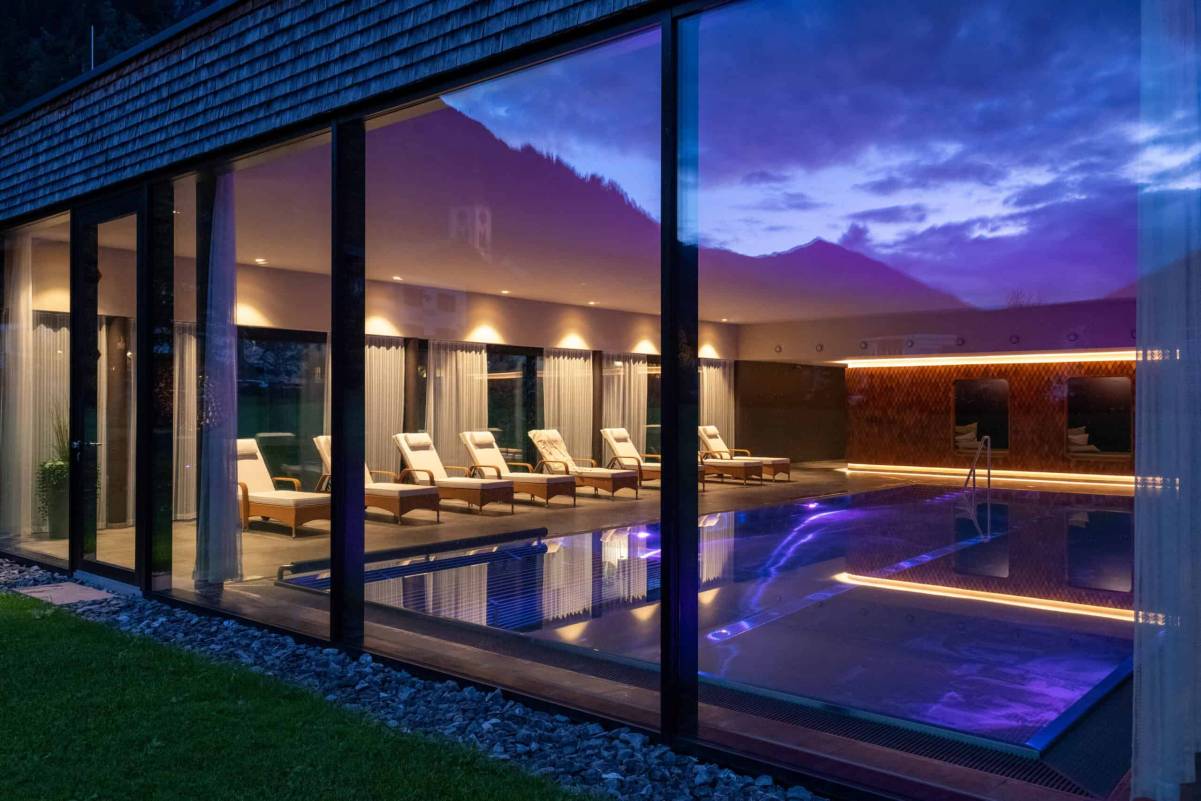Panorama Hallenbad im Montafon
