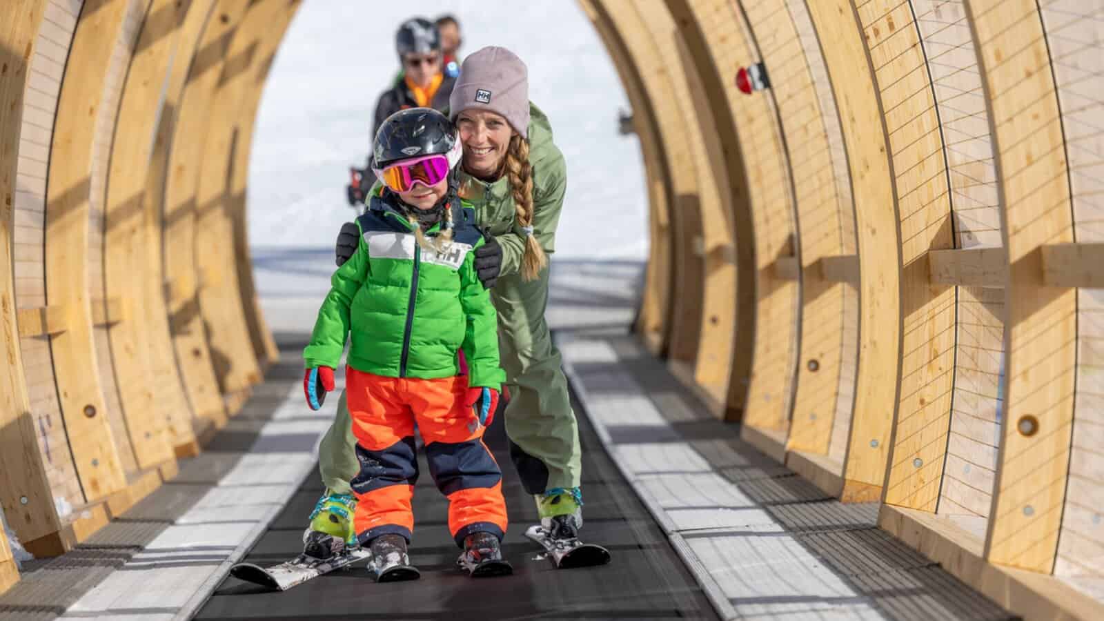 Skitunnel im Montafon